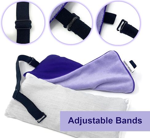 Weighted Eye Mask for Sleeping - Lavender Eye Pillow for Yoga, Meditation, Relaxation Headache, Migraine, Sinus Pain Relief in Saudi Arabia