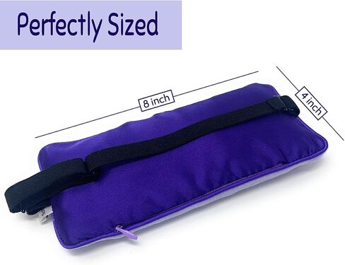 Weighted Eye Mask for Sleeping - Lavender Eye Pillow for Yoga, Meditation, Relaxation Headache, Migraine, Sinus Pain Relief in Saudi Arabia