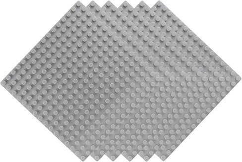 EKIND Classic Large Blocks Building Base Block Plate 10" x 10" - Compatible with Large Pegs for Toddlers, Building Block All Major Brands (4 PCS, Dark Green) in Saudi Arabia