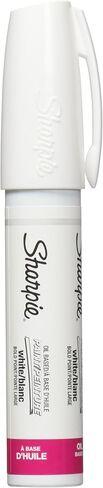SHARPIE Oil-Based Paint Marker, Bold Point, White, 1 Count - Great for Rock Painting in Saudi Arabia