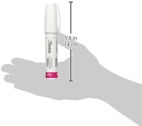 SHARPIE Oil-Based Paint Marker, Bold Point, White, 1 Count - Great for Rock Painting in Saudi Arabia