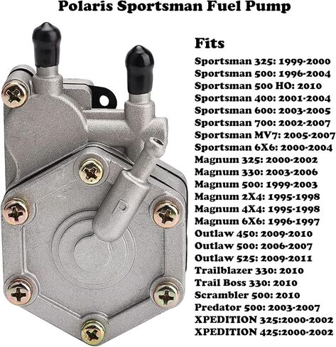مضخة وقود Polaris Sportsman + 3 طرق، تناسب Polaris Sportsman 325 400 500 600 700 Magnum 325 330 500 الخارج عن القانون 450 500 525 Trail Boss 330 Scrambler 500 Predator 500 Xpedition 325 425 ATV OEM # 2520227 7052161 in Kuwait