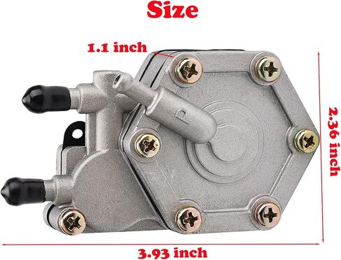 مضخة وقود Polaris Sportsman + 3 طرق، تناسب Polaris Sportsman 325 400 500 600 700 Magnum 325 330 500 الخارج عن القانون 450 500 525 Trail Boss 330 Scrambler 500 Predator 500 Xpedition 325 425 ATV OEM # 2520227 7052161 in Kuwait