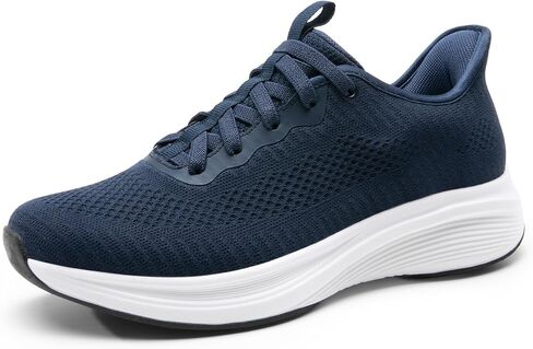 Bruno Marc Men's Hands Free Slip-on Walking Shoes Casual Breathable Comfortable Knit Sneaker in Saudi Arabia