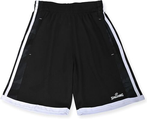 شورت كرة السلة الرياضي Spalding Boys Jab Camo Performance، أسود in Saudi Arabia