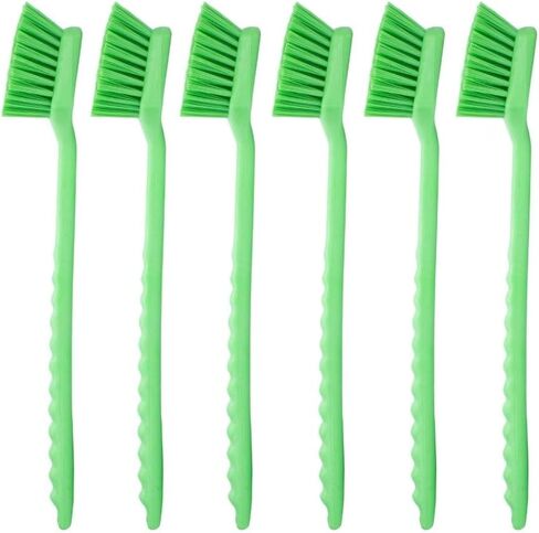 SPARTA 3662000 Flo-Pac Plastic Handle Utility Scrub Brush, Nylon Bristles, 2" Bristle Trim, 8" Length, White, 1 Count (Pack of 1) in Saudi Arabia