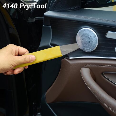 4140 Pry Tool, Car Trim Removal Tool Kit, Metal Pry Bar Door Panel Removal Tool,Automotive Door Panel and Trim Removal Tool Black in Saudi Arabia