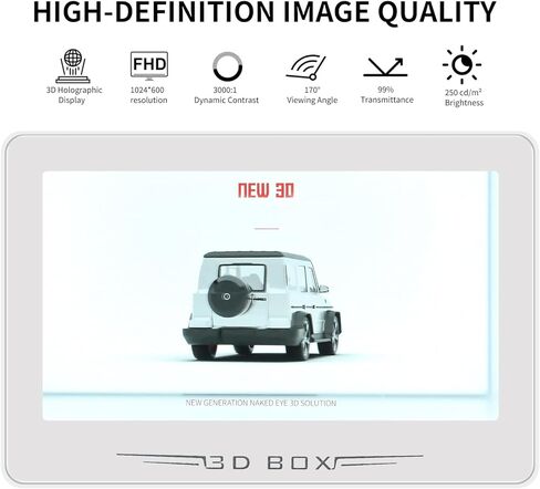 صندوق عرض ثلاثي الأبعاد ثلاثي الأبعاد، عرض مجسم ثلاثي الأبعاد عالي الدقة بالكامل، خزائن عرض إعلانية بعرض 178 درجة، تبديل الفيديو لعرض المنتج، العمل لفترة طويلة in Kuwait