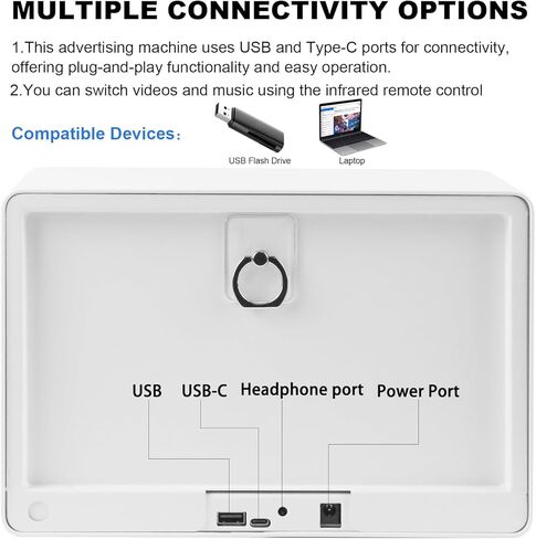 صندوق عرض ثلاثي الأبعاد ثلاثي الأبعاد، عرض مجسم ثلاثي الأبعاد عالي الدقة بالكامل، خزائن عرض إعلانية بعرض 178 درجة، تبديل الفيديو لعرض المنتج، العمل لفترة طويلة in Kuwait