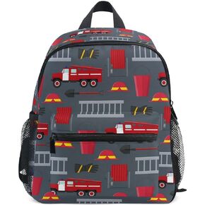Toddler Backpack Vintage Motorcycle School Bag Kids Backpacks for Preschool Kindergarten Nursery Girls Boys, M