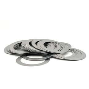KALESYUJIN-40PCS S:0.1-10pcs/0.2-10pcs/0.3-10pcs/0.5-10pcs DIN988 Metal Shim Washers Stainless Steel Ultrathin Gasket Thin Flat Washer (12 * 18)
