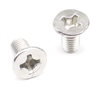 LARBLL 4PCS Stainless Steel Brake Disc Rotor Screws 9983-10-816 fit for Mazda Kia Ford Fusion (8mm)