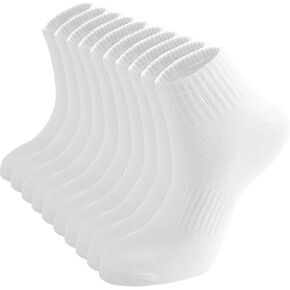 Irisbear Ankle Socks for Women, Cotton Gym Socks Thin Running Socks 5 Pairs