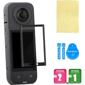 Screen Protector Compatible for Insta360 X4 Action Camera Accessories LCD Tempered Glass Screen Protector Film 9H Hardness Anti-Scratch Anti-Fingerprint Anti-Bubble