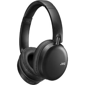 JVC Noise Cancelling Wireless Headphones, Bluetooth 5.0, 42 Hour Rechargeable Battery, Voice Assistant Compatible, Two-Way Foldable Design - HAS91NB (Black) in Kuwait