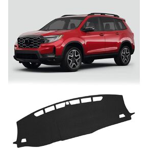 FIILINES Dash Cover Compatible with Honda Passport 2019 2020 2021 2022 2023 Dashboard Mat Passport Accessories Dash Cover Sunshade Nonslip Mesh Protector No Glare