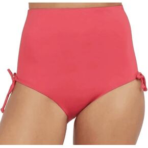 SPANX Swim High Rise Brief Hibiscus Small