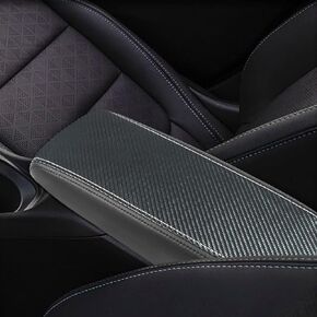 SXCY 2022 2023 Chevy Bolt EUV Armrest Cover FIT for 2022 2023 Bolt EV Center Console Microfiber Leather Cover 2023 Bolt EUV EV Console Armrest Box Cover 2023 Bolt EUV EV Interior Accessories (black)