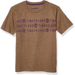 Timberland Boys Short Sleeve Legacy Graphic Crew Neck T-Shirt