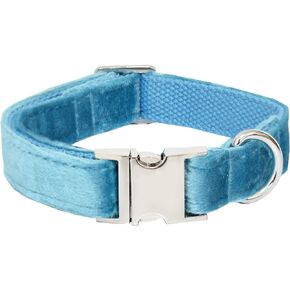 Bubblepup Velvet Dog Collar, Soft Dog Collar for Small Medium Large Dogs