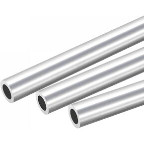 uxcell 6063 Aluminum Round Tube 20mm OD 10mm Inner Dia 200mm Length Pipe Tubing 3 Pcs