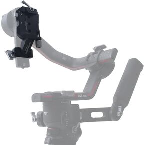 DF DIGITALFOTO RS3 Vertical Camera Mount, Professional Vertical Shooting Mount Compatible with DJI Ronin RS2/RS3/RS3Pro Gimbal for Social Network Shoot