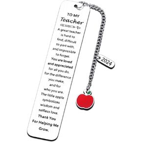 Teacher Appreciation Gifts, Teacher Gifts Bookmarks, Best Teacher Gift,Thank You Gifts for Teacher, Graduation Gifts for Teacher, Teacher Retirement Gifts for Women Men Teacher Christmas Gifts