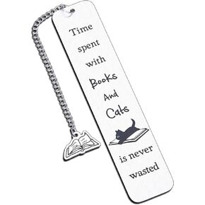 Fathers Day Gift for Dad, Cat Dad Gifts, Cat Bookmark for Women Men, Cat Lovers Gifts for Women, Christmas Stocking Stuffers for Teens Boy Girl,Cute Bookmarks for Pet Lover, Book Club Gifts for Reader