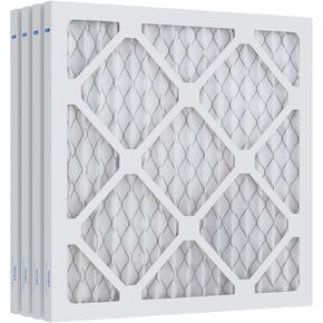 Air Filters 14''x14''x1'', MERV 8 Dust Defense, MPR 600 Furnace Air Vents Filters - HVAC, AC Furnace Air Filter Replacement Set (Pack of 4), Keep Air Fresh, Actual Size: 13.75"x13.75"x0.75"
