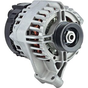 New Alternator Compatible with/Replacement for 1.4L Fiat 500 12 13 2012 2013 68070539AA, RL070593AA, 101210-1650, 11599, 2 Clock 105 Amp Internal Fan Type CW Rotation 12V