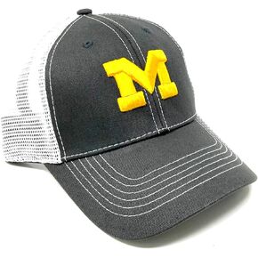 Officially Licensed Michigan Embroidered Logo MVP Relaxed Soft Mesh Back Adjustable Hat