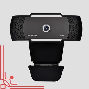 1080P Webcam for PC Computer Camera Built-in Noise Canceling Microphones, Low-Light Correction, Works with Microsoft Teams, Zoom, Google Voice, Mac/Laptop/MacBook/Tablet