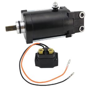 Starter w/Relay for Yamaha WaveRunner FX/FX Cruiser HO FX1000 FX1100 04-08, 05-09 AR230/SX230/SR230 SRT1000 HO SRT1100/SXT1100, 08-10 212SS/212X FAT1100 232 Limited S SXT1100,60E-81800-00-00