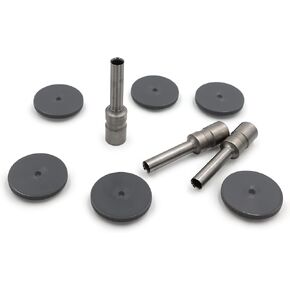 Carl Manufacturing 60004 Replacement Kit 3 Punch Heads/6 Drill Disks 9/32-Inch Silver