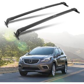 220 LBS Roof Rack Cross Bars Fit for Buick Envision 2016 2017 2018 2019 2020 Black Crossbars Luggage Carrier Bars