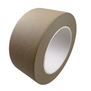 2 Inch Brown Wide Masking Tape, Brown Painters Tape for Home, Office, School Stationery, DIY Art, Crafts, Labeling (2 Inch X 55 Yard)