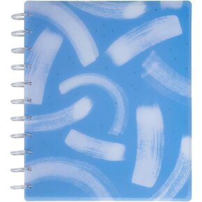 Happy Planner Disc-Bound 12-Month Academic Planner, July 2024–June 2025 Daily and Monthly Planner, Big Size, Dashboard Layout, Neons + Neutrals, 72 Pages, 2 Sticker Sheets, 8 1/2" x 11"