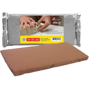 ACTIVA Activ-Clay, air dry, 1 pound Terra Cotta