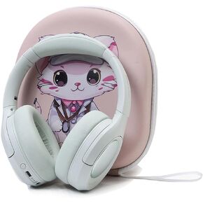 Carrying Headphone Case Compatible with Sony WH-CH510/CH520 and JBL Tune 510BT / 710BT / 660NC / Live 660NC / Live 660NC/ Tavel Bag for Wireless Bluetooth Headphone (Black)