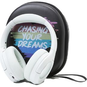 حقيبة حمل لسماعات الرأس متوافقة مع Sony WH-CH510/CH520 وJBL Tune 510BT / 710BT / 660NC / Live 660NC / Live 660NC/ حقيبة تافيل لسماعات رأس بلوتوث لاسلكية (وردي)
