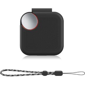 for CMF Buds Case Cover, Soft Silicone Protective Earbuds Case, Only Compatible with CMF Buds, Headphones Charging Case with Lanyard(Black)