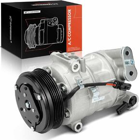 A-Premium Air Conditioner AC Compressor with Clutch Compatible with Chevrolet Cruze 2016 2017 2018 1.4L