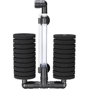 XY-2822 Air Pump Double Sponge Water Filter for Aquarium (1-Pack)