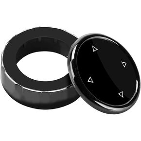 غطاء مقبض الوسائط المتعددة، غطاء أزرار الوسائط المتعددة الكبيرة الداخلية للسيارة BMW F10 F20 F30 لـ iDrive (أسود لامع) in Kuwait