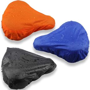Coopache Bike Seat Cover Waterproof, Bicycle Saddle Rain Dust Cover, Protective Water Resistant Bicycle Seat Protector Shield (3 Packs)