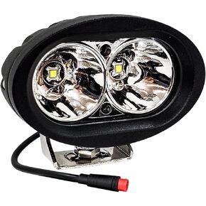 E-bike White LED Headlight High Output 6000K Compatible with Vamoose Mammoth Rad Power Bikes RadMini RadRover RadExpand RadRunner