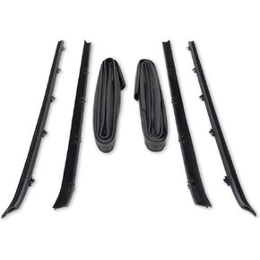 مجموعة شريط السير الوقائي لقناة الباب الأمامي من WEILEITE متوافقة مع GMC C1500 C2500 C3500 K1500 K2500 K3500 Suburban Jimmy Chevy C10 C20 C30 K5 K10 K20 K30 Blazer Suburban Truck