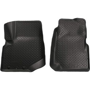 Husky Liners Classic Style Series | 2004 - 2007 Buick Rainier, 2002 - 2008 Chevrolet Trailblazer, 2002 - 2008 GMC Envoy | Front Floor Liners, Black | 32001