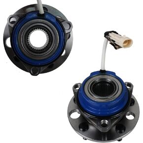 Autoround 513087 Front Wheel Bearing and Hub Assembly Compatible with Buick, Cadillac, Chevy, Oldsmobile, Pontiac, 5 Lug w/ABS 2pc Set