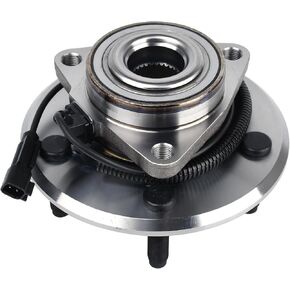 KUSATEC 515126 Front Wheel Bearing and Hub Assembly Compatible with 2009-2011 Dodge Ram 1500, 5 Lug Bolts w/ABS